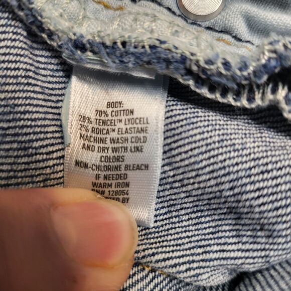 Bonobos Jeans Mens 36x30 Blue Straight Leg Stretch Denim Distressed - Picture 4 of 10